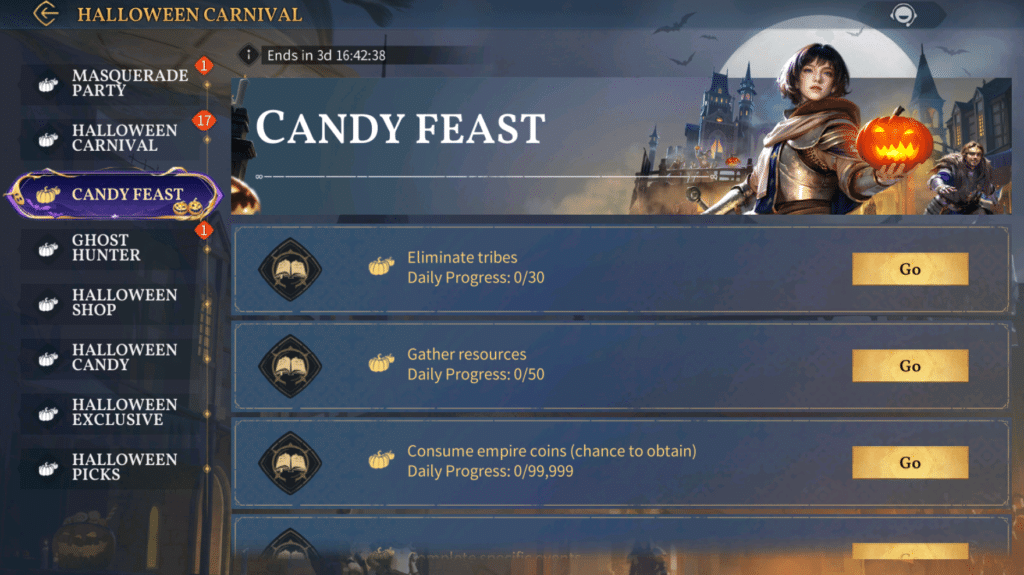 Age of Empires Mobile Halloween Carnival - Candy Feast