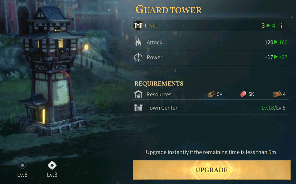 Age of Empires Mobile Tower Guide - Guard Tower Upgrade