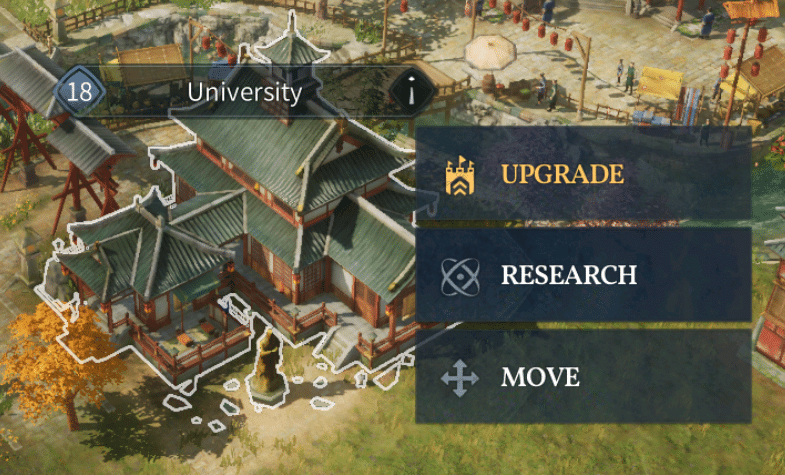 Age of Empires Mobile Research Guide - University Building