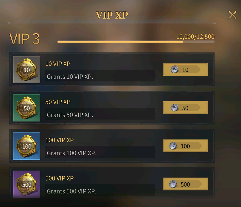 Age of Empires Mobile VIP Guide - VIP XP