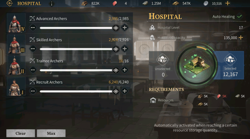 Age of Empires Mobile Warriors Trial Hospital