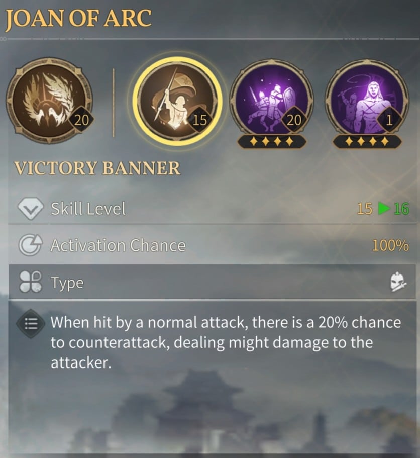 Age of Empires Mobile Joan of Arc Guide - Skills