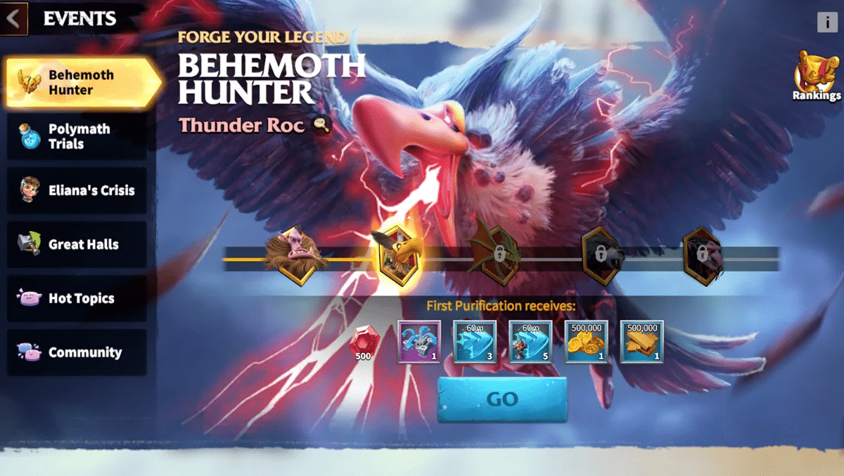 Thunder Roc Master The Call Of Dragons Behemoth Hunter Thunder Roc Event: 5 Proven ...