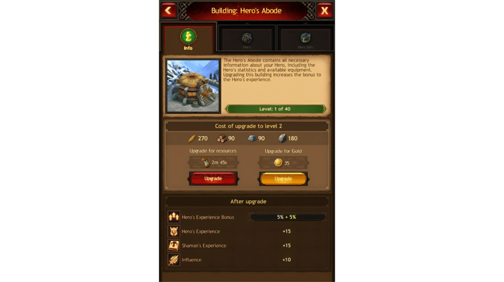 Vikings War Of Clans Abode Of The Hero Guide