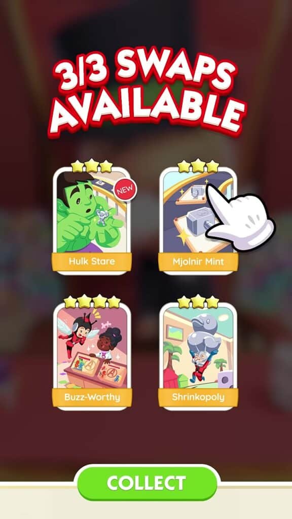 Monopoly Go Swap Pack Guide SP2 Monopoly Go Swap Pack Guide: 3/3 Swaps
