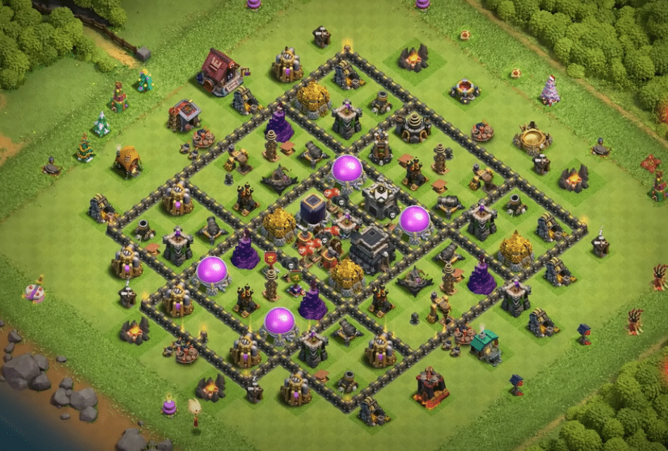 Clash of Clans Best Townhall 9 Base Layouts th9 farm 1 Clash of Clans Best Townhall 9 Base Layouts - th9 farming base