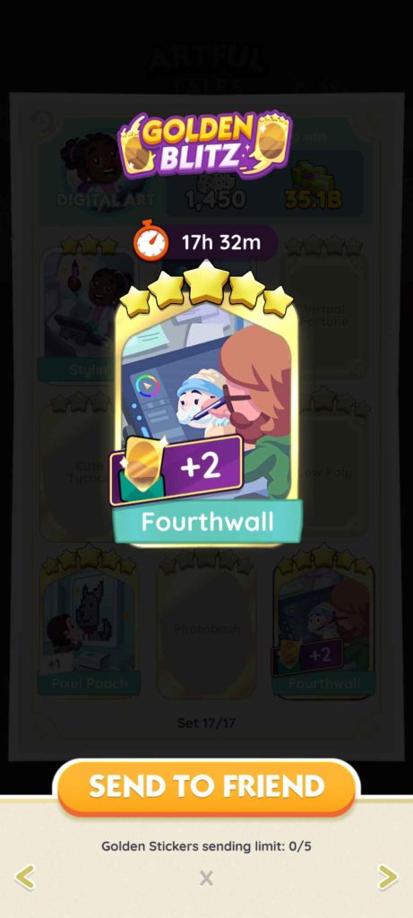 Monopoly Go Golden Blitz Feb 27 Monopoly Go Golden Blitz Feb 27 Fourthwall Monopoly Go Golden Blitz Feb 27: Featured Sticker