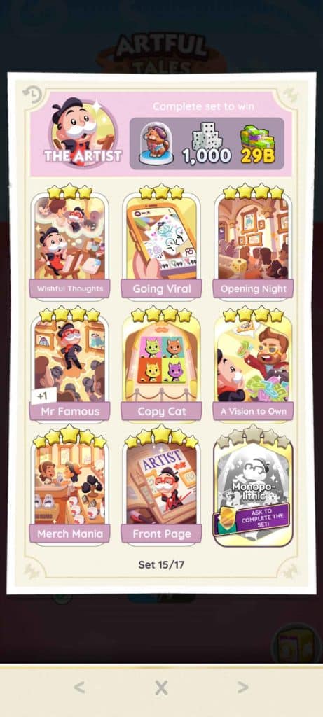 Monopoly Go Golden Blitz Feb 27 Monopoly Go Golden Blitz Feb 27 Set 15 The Artist 2 Monopoly Go Golden Blitz Feb 27: Benefits of Golden Blitz