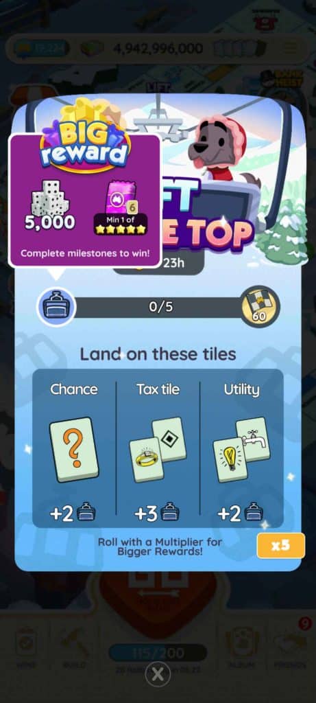 Monopoly Go Lift to the Top Monopoly Go Lift to the Top Rewards Monopoly Go Lift to the Top: Rewards