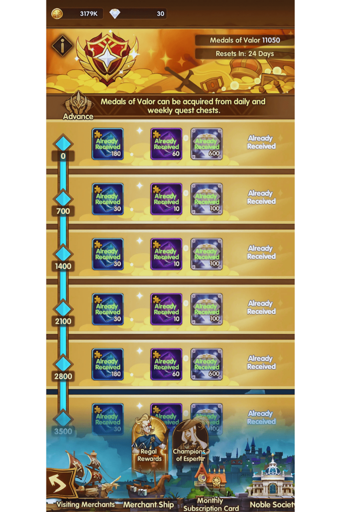 AFK Arena Merchants Guide Noble Society AFK Arena Merchants Noble Society