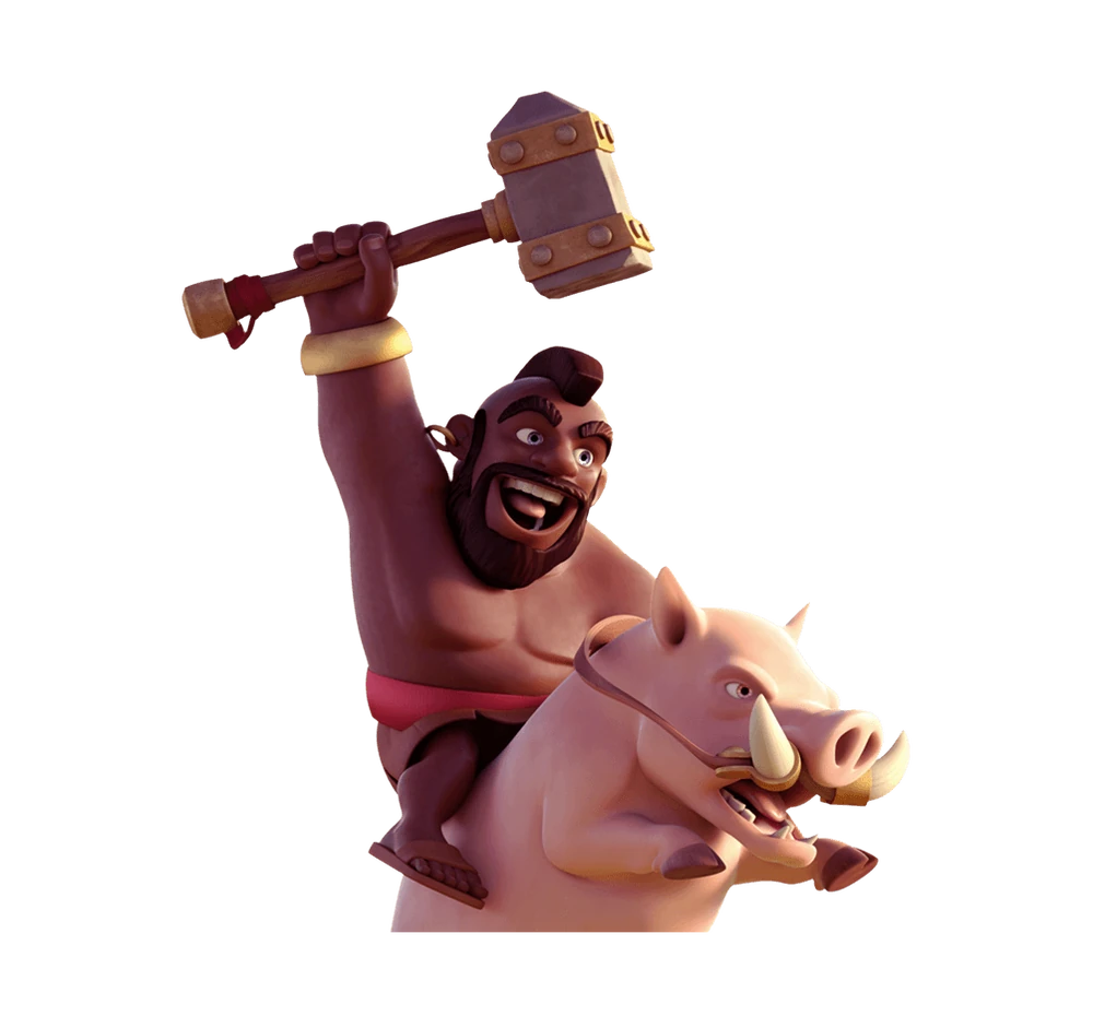 Funny Gaming Royale Hog Ridaaah Clash Lover Of Clans Rider T
