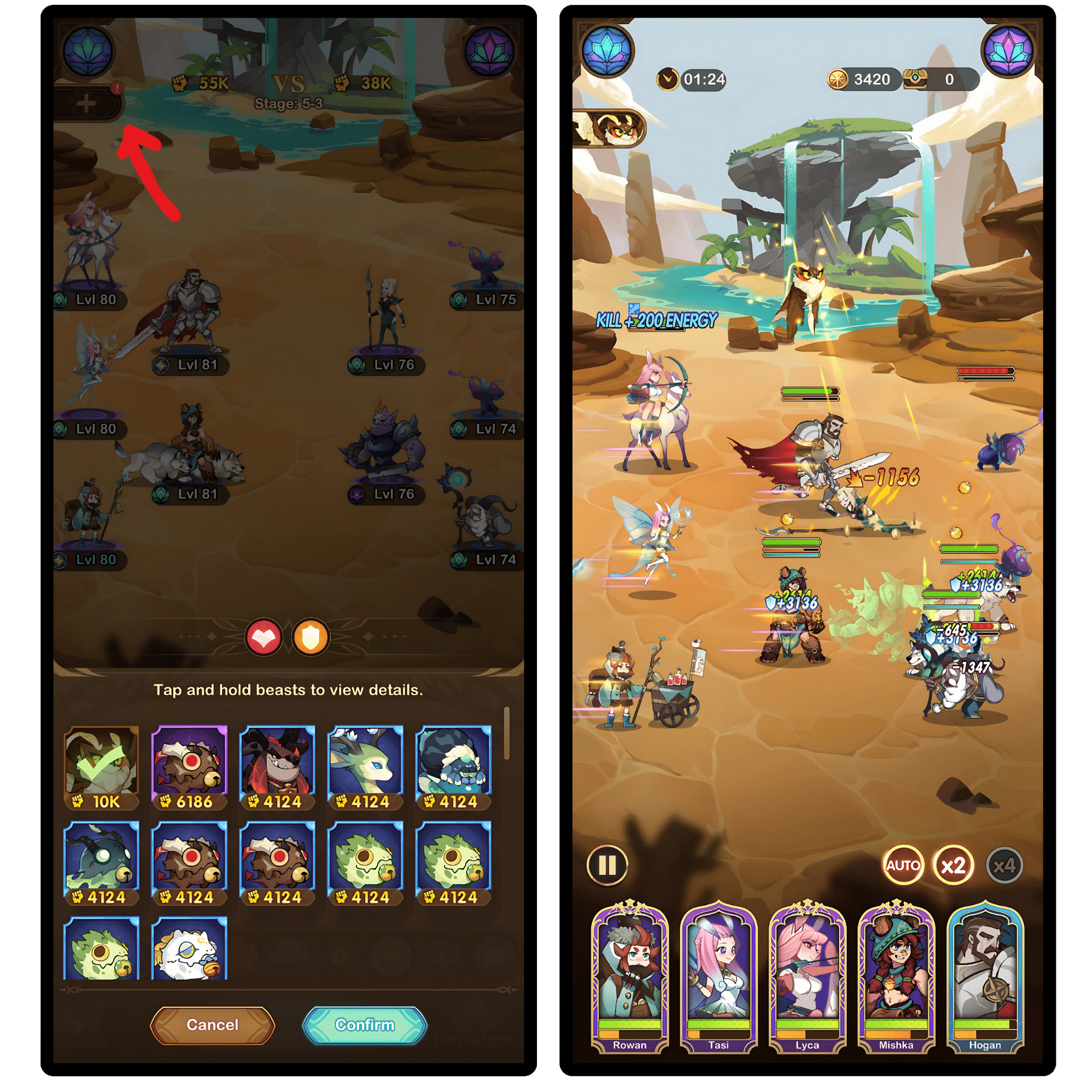 AFK Arena Beast Grounds Guide