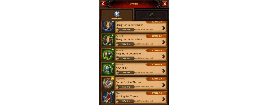 Vikings War of Clans Jotunheim Guide SEASONS 6 2 Vikings War of Clans Jotunheim Events Window