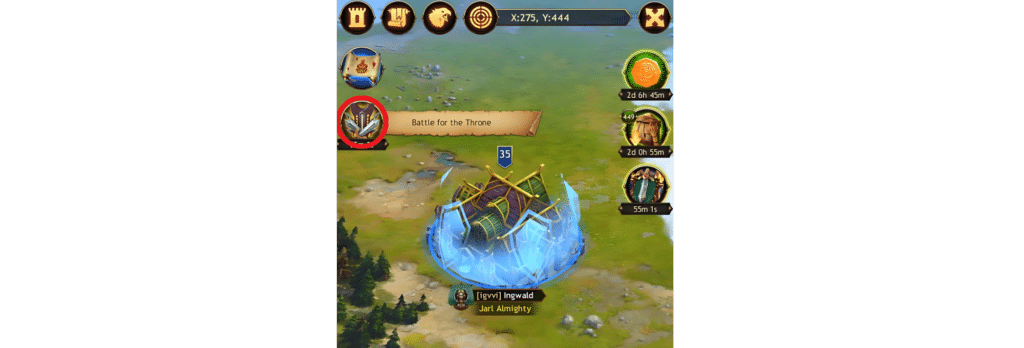 Vikings War of Clans Jotunheim Guide SEASONS 8 Vikings War of Clans Jotunheim Battle for the Throne Icon