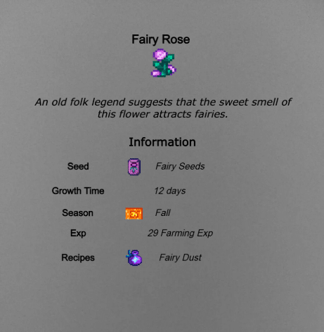 Guia De Stardew Valley Fairy Rose Theria Games