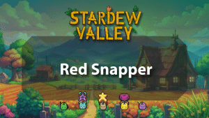 Stardew Valley Red Snapper Logo
