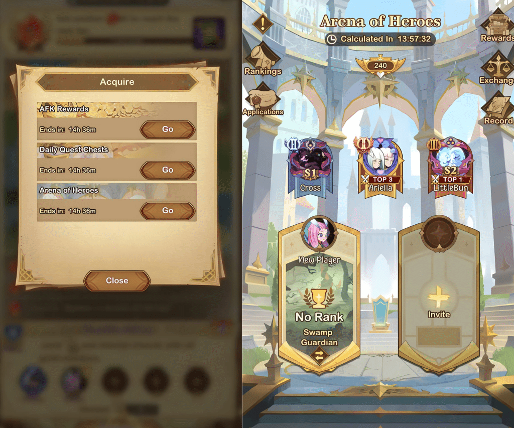 AFK Arena Pursuit of Treasures Event Guide Arena of Heroes 3 AFK Arena Pursuit of Treasures Arena of Heroes