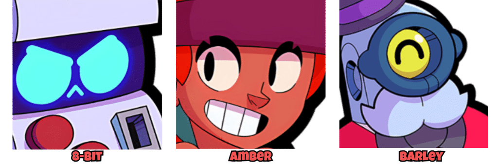 Brawl Stars Block and Counter Guide Brawl Stars 8 Bit Amber and Barley Brawl Stars Block and Counter Top Brawlers