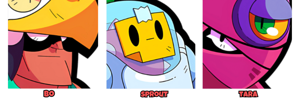 Brawl Stars Dark Passage Guide Brawl Stars Bo Sprout and Tara Brawl Stars Dark Passage Bo, Sprout and Tara