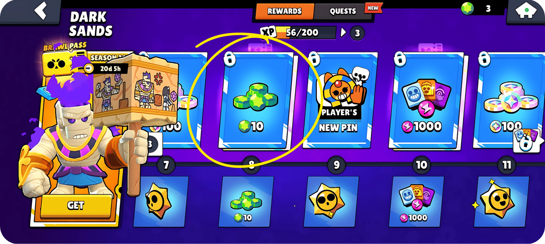 brawl stars gems for free