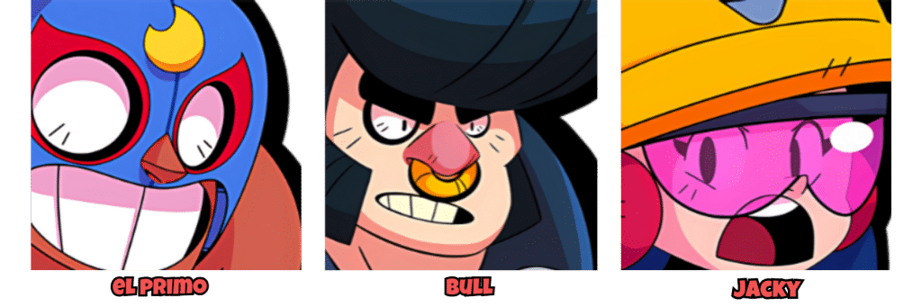 Brawl Stars Dark Passage Guide Brawl Stars El Primo Bull and Jacky Brawl Stars Dark Passage El Primo, Bull and Jacky