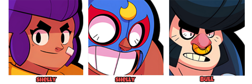 Brawl Stars Blocky Blockade Guide Brawl Stars El Primo Shelly Bull Brawl Stars Blocky Blockade Close-Range Brawlers