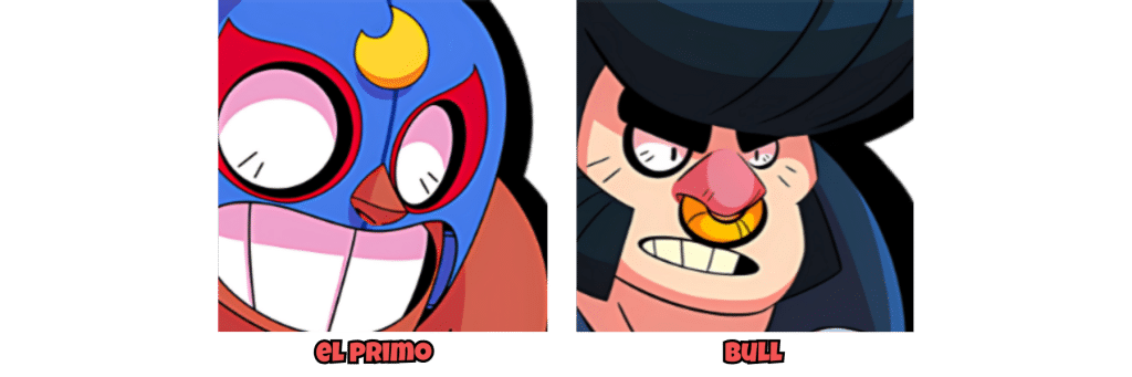 Brawl Stars Cactus Corridor Guide Brawl Stars El Primo and Bull 1 1 Brawl Stars Cactus Corridor Tank Brawlers