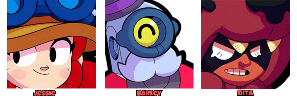 Brawl Stars Cobweb Guide Brawl Stars Jessie Barley and Nita Brawl Stars Cobweb Jessie, Barley and Nita