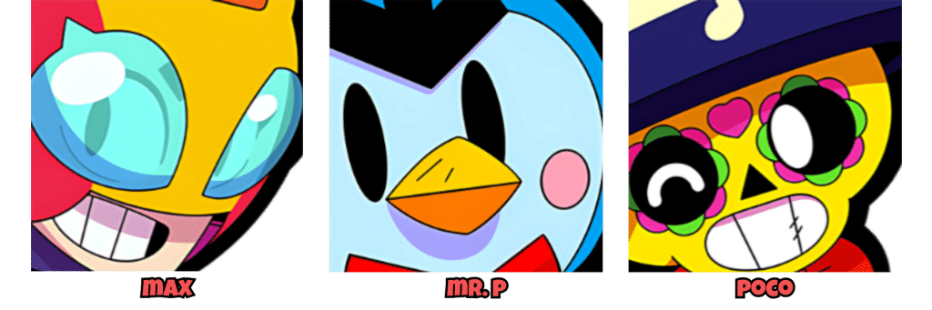 Brawl Stars Blimey Guide Brawl Stars Max Mr. P and Poco Brawl Stars Blimey Brawlers for Mobility