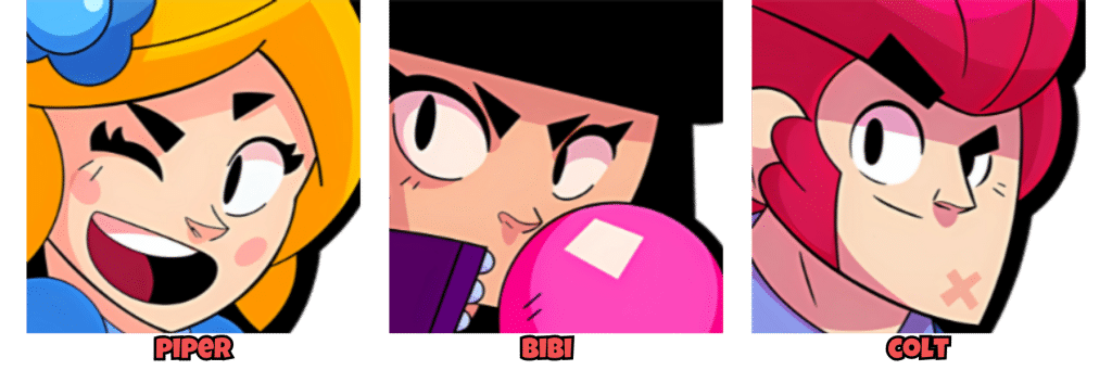 Brawl Stars Cool Box Guide Brawl Stars Piper Bibi and Colt Brawl Stars Cool Box Piper, Bibi, and Colt