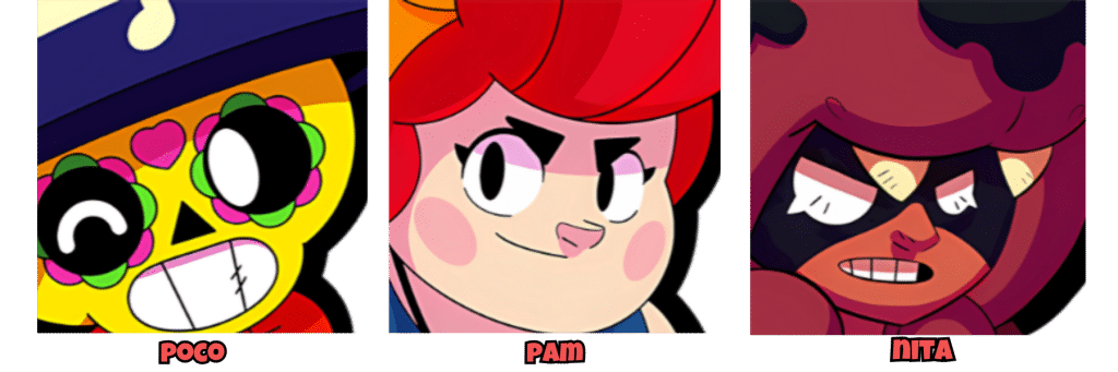 Brawl Stars Healthy Middle Ground Brawl Stars Poco Pam and Nita Brawl Stars Healthy Middle Ground Poco, Pam, and Nita