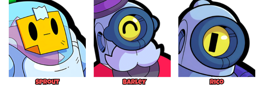 Brawl Stars Blimey Guide Brawl Stars Sprout Barley Rico Brawl Stars Blimey Brawlers for Area Denial