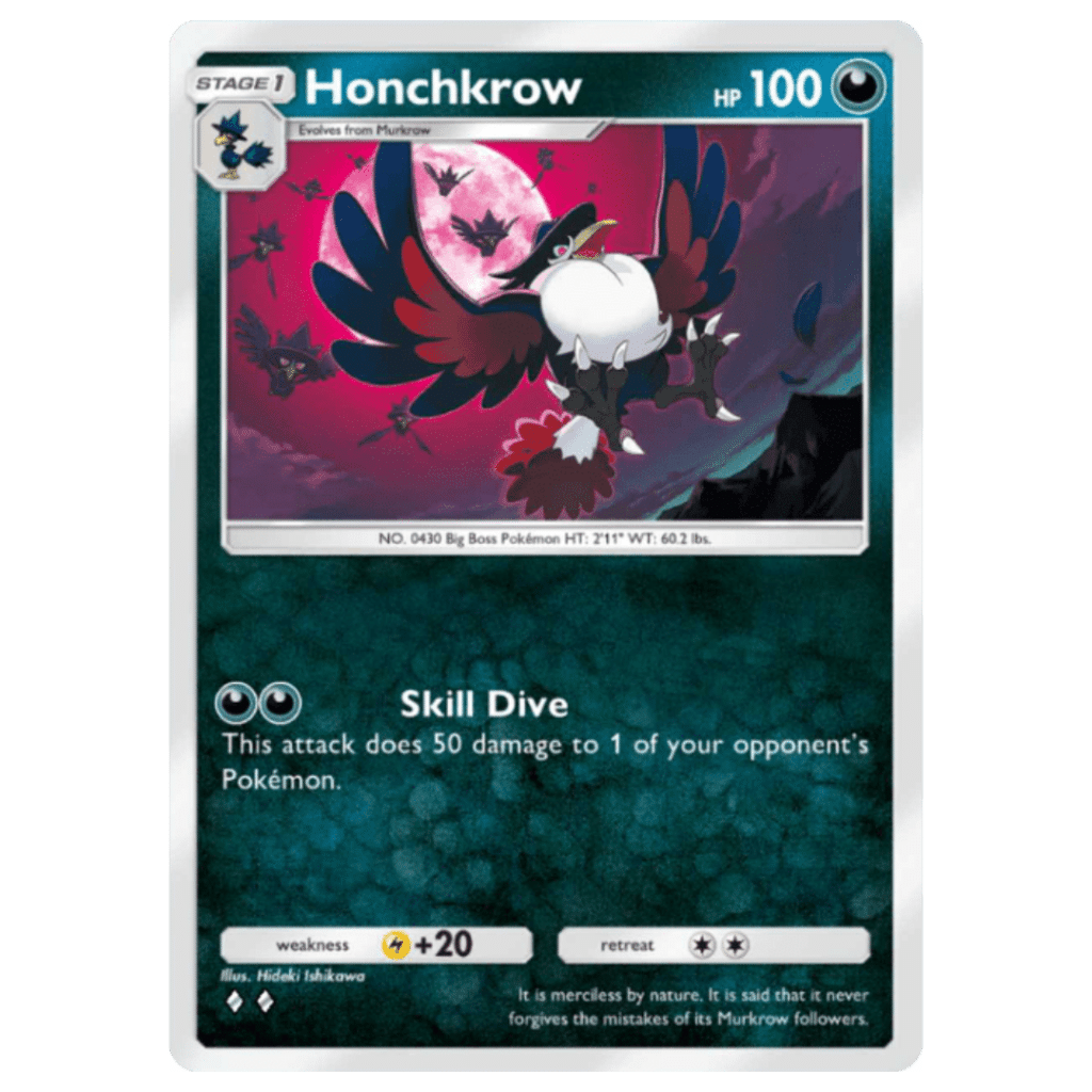 Pokemon TCG Pocket Darkness Mass Outbreak Darkness Honchkrow Pokemon TCG Pocket Darkness Mass Outbreak - Darkness Honchkrow
