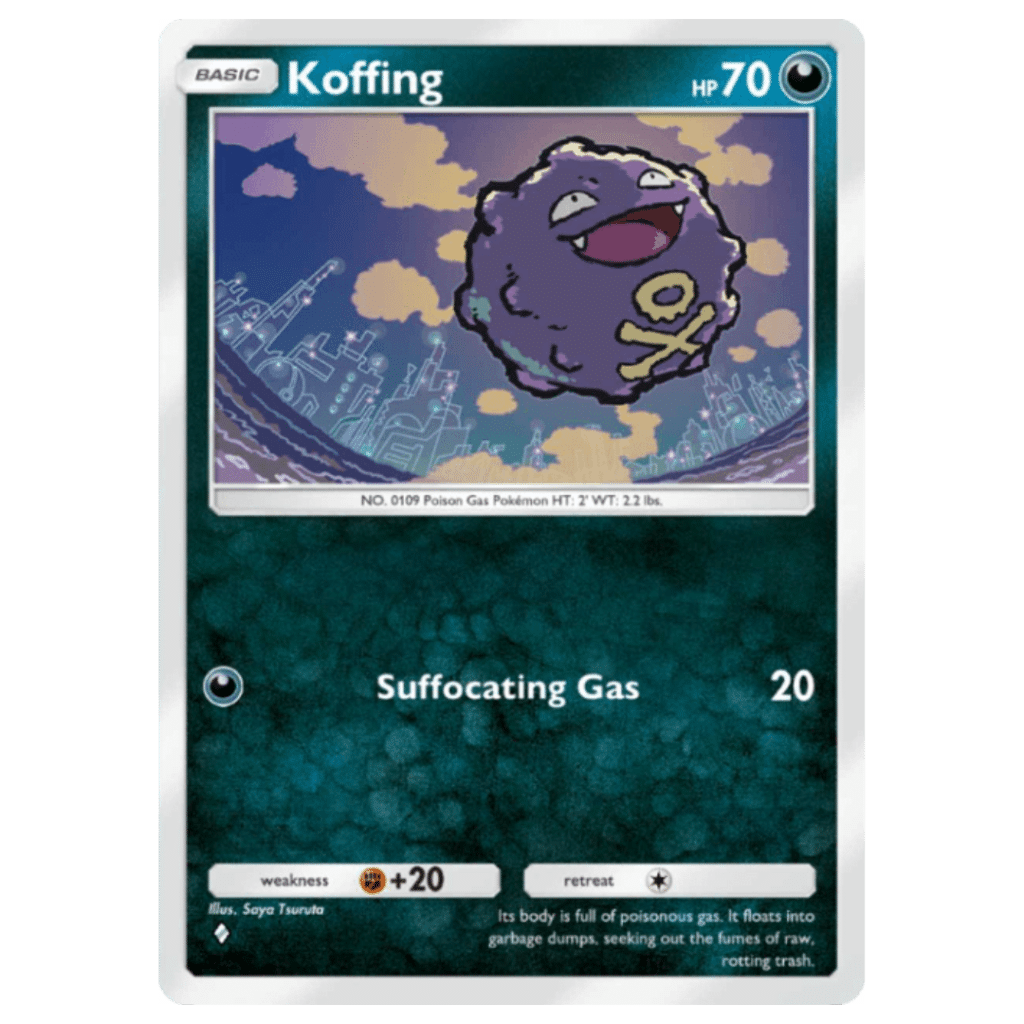 Pokemon TCG Pocket Darkness Mass Outbreak Darkness Koffing Pokemon TCG Pocket Darkness Mass Outbreak - Darkness Koffing