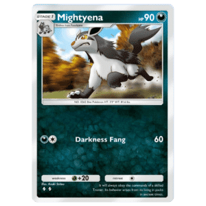 Pokemon TCG Pocket Darkness Mass Outbreak Darkness Mightyena Pokemon TCG Pocket Darkness Mass Outbreak - Darkness Mightyena