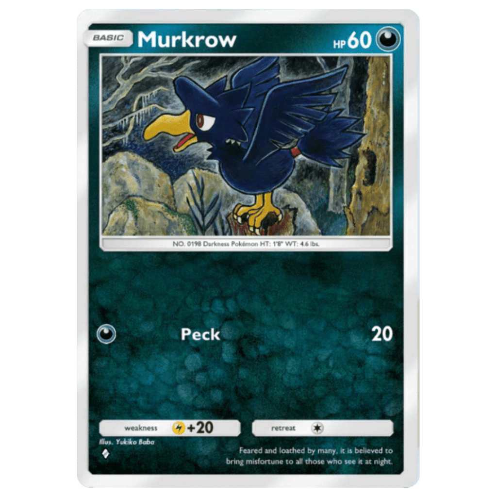 Pokemon TCG Pocket Darkness Mass Outbreak Darkness Murkrow Pokemon TCG Pocket Darkness Mass Outbreak - Darkness Murkrow