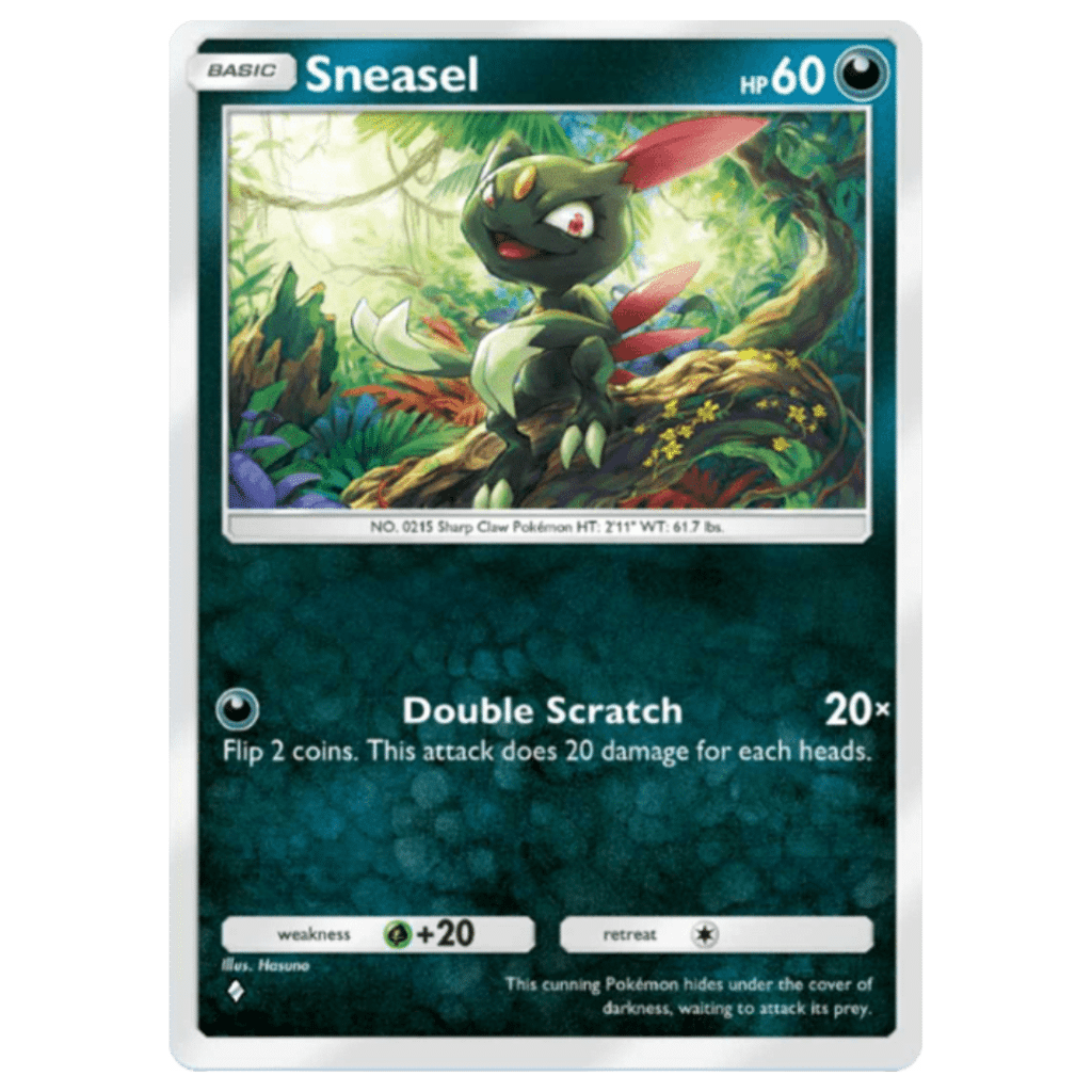 Pokemon TCG Pocket Darkness Mass Outbreak Darkness Sneasel Pokemon TCG Pocket Darkness Mass Outbreak - Darkness Sneasel