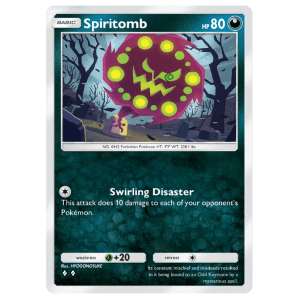 Pokemon TCG Pocket Darkness Mass Outbreak Darkness Spiritomb Pokemon TCG Pocket Darkness Mass Outbreak - Darkness Spiritomb
