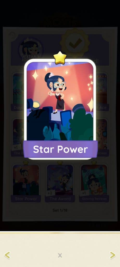 Monopoly Go A Star's Journey Monopoly Go A Stars Journey Star Power Monopoly Go A Star's Journey: Stickers