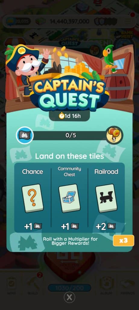 Monopoly Go Captain's Quest (March 25) Monopoly Go Captains Quest March 25 Monopoly Go Captain's Quest: Tips and Strategies