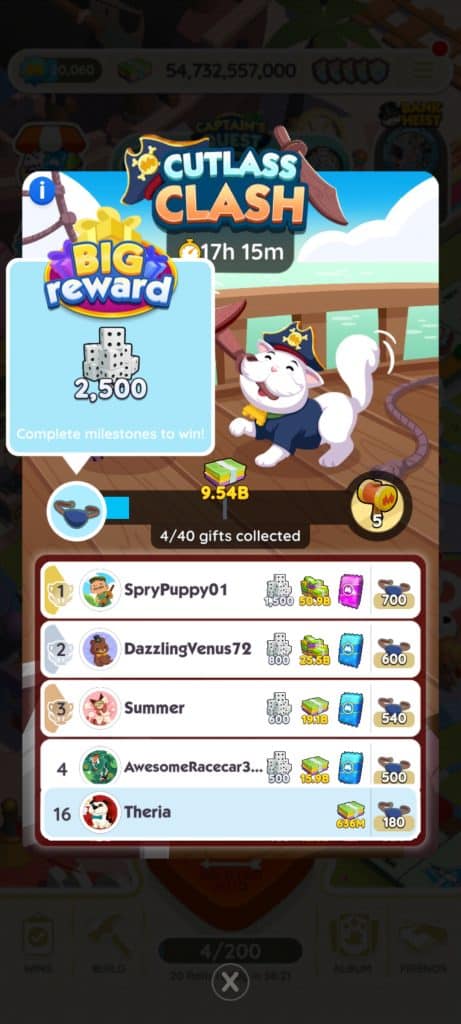 Monopoly Go Cutlass Clash (March 26) Monopoly Go Cutlass Clash March 26 Rewards Monopoly Go Cutlass Clash: Rewards