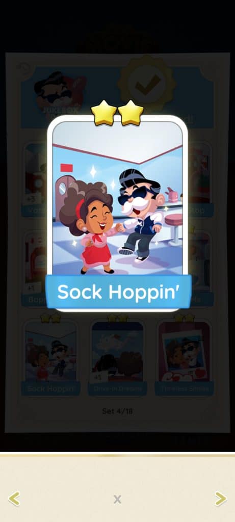 Monopoly Go Jukebox Days Monopoly Go Jukebox Days Sock Hoppin Monopoly Go Jukebox Days: Stickers