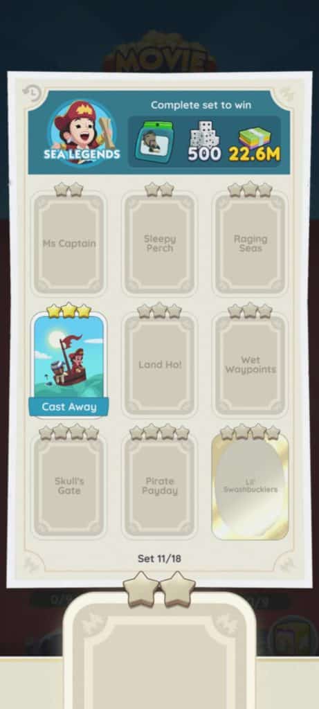 Monopoly Go Movie Night Album Monopoly Go Movie Night Set 11 Monopoly Go Movie Night Album: Sticker Set and Rewards