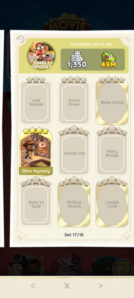 Monopoly Go Movie Night Album Monopoly Go Movie Night Set 17 Monopoly Go Movie Night Album: Sticker Set and Rewards