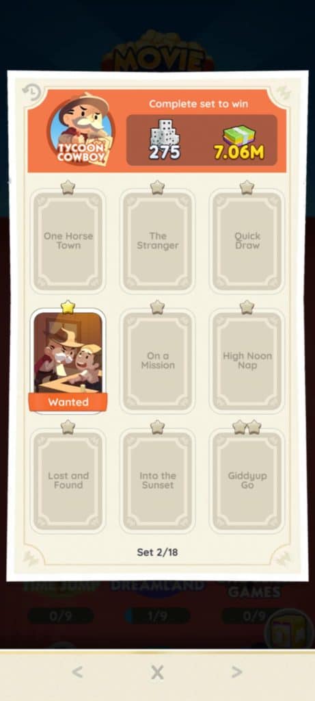 Monopoly Go Movie Night Album Monopoly Go Movie Night Set 2 Monopoly Go Movie Night Album: Sticker Set and Rewards