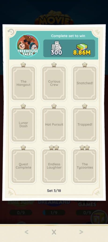 Monopoly Go Movie Night Album Monopoly Go Movie Night Set 3 Monopoly Go Movie Night Album: Sticker Set and Rewards