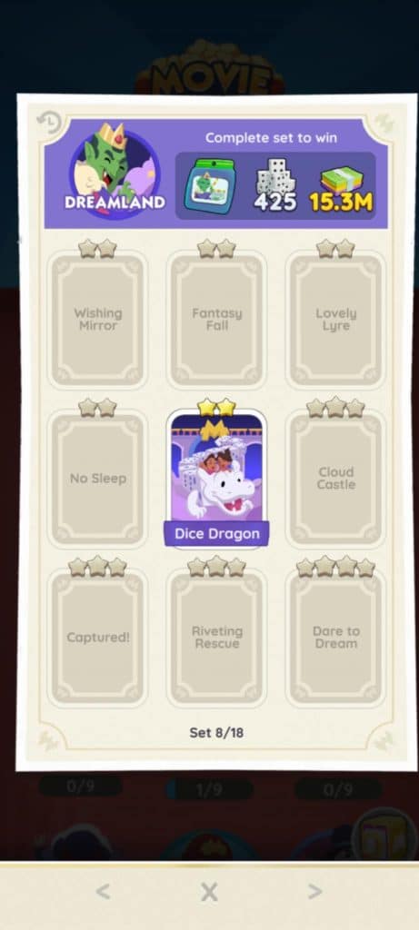 Monopoly Go Movie Night Album Monopoly Go Movie Night Set 8 Monopoly Go Movie Night Album: Sticker Set and Rewards