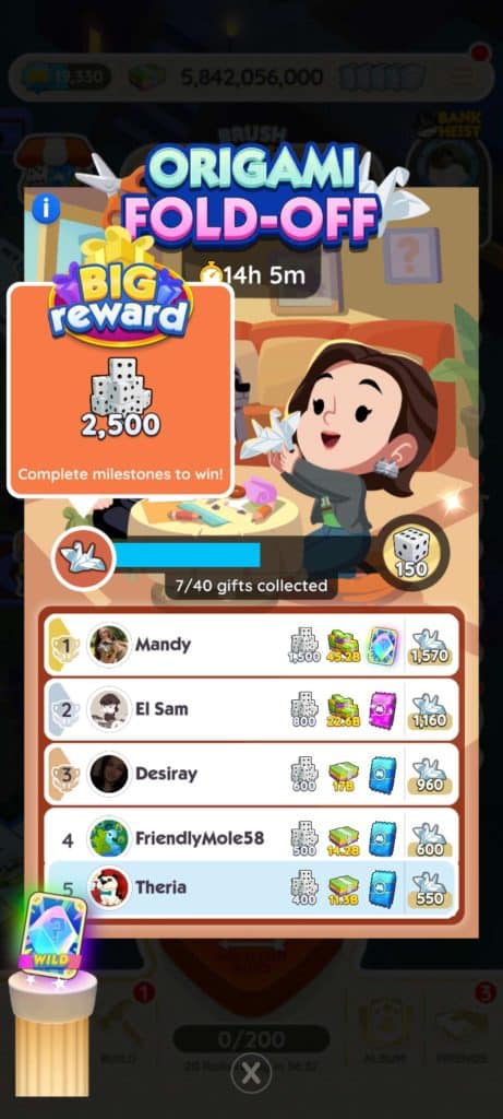 Monopoly Go Origami Fold Off Monopoly Go Origami Fold Off Reward Monopoly Go Origami Fold Off: Rewards