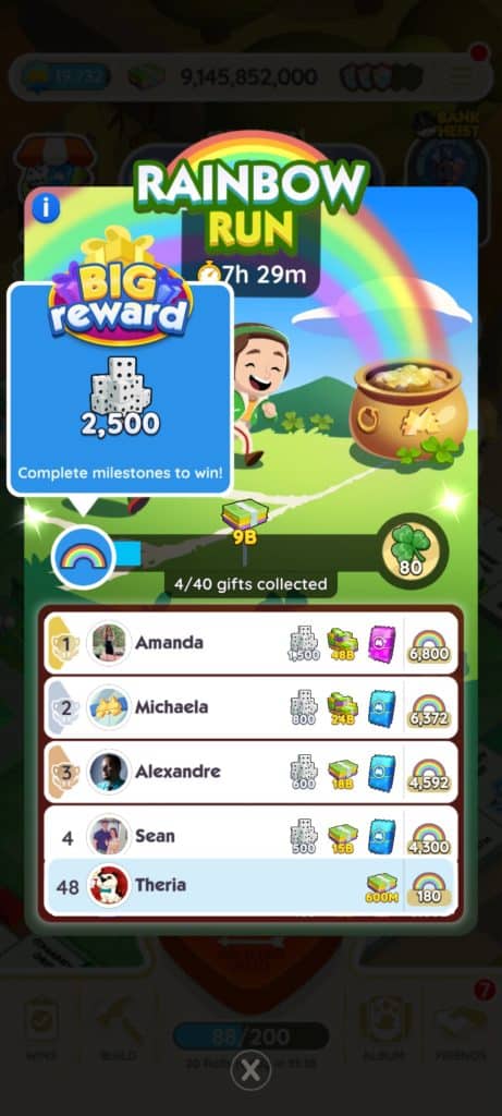 Monopoly Go Rainbow Run Mar 17 Monopoly Go Rainbow Run Mar 17 Reward Monopoly Go Rainbow Run Mar 17: Rewards