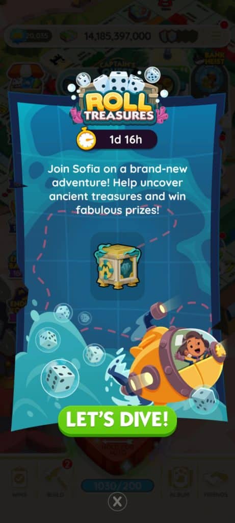 Monopoly Go Roll Treasures (March 25) Monopoly Go Roll Treasures March 25 Lets Dive Monopoly Go Roll Treasures: How to Play